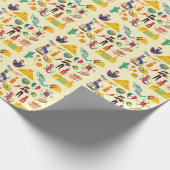 Mexico Symbolen Cadeaupapier (Hoek)