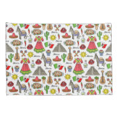 Mexico | Symbolen Patroon Kussensloop (Achterkant-Rechts)