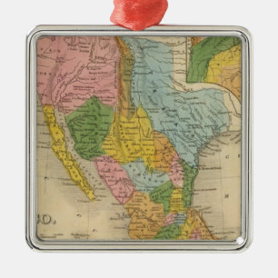 Mexico, Texas Metalen Ornament