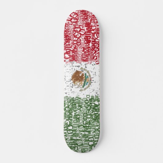 Mexico Textual Skateboard (Voorkant)