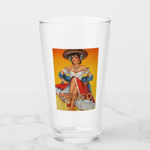 Mexico Travel Pint Drink glas