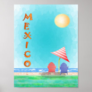 Mexico Travel Poster