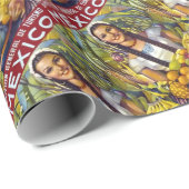  Mexico Travel Tourism Advertisation Cadeaupapier (Rol Hoek)