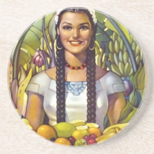 Mexico Travel Tourism Advertisation Zandsteen Onderzetter