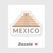 Mexico Travel Vinyl Sticker (Vel)