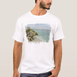 Mexico, Tulum, oude ruïnes op het strand T-shirt