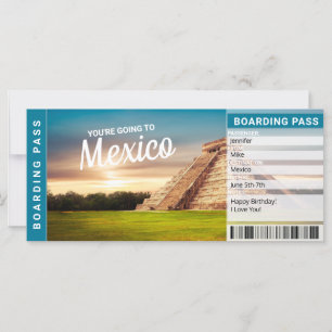 Mexico Vakantie Reis Cadeau Ticket