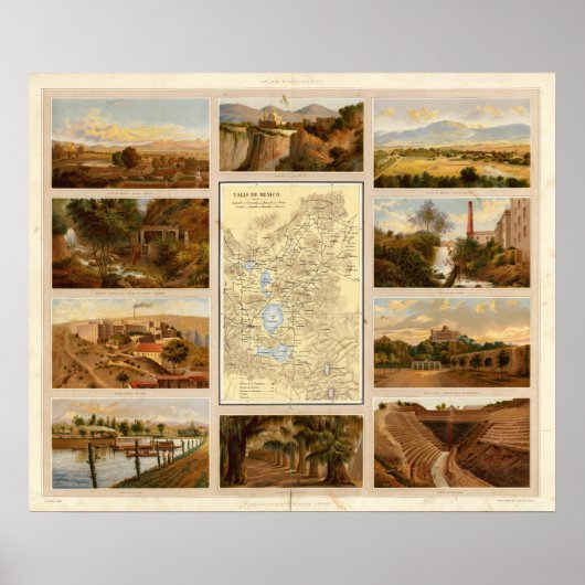 Mexico Valley Poster (Voorkant)