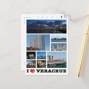 Mexico - Veracruz - I Love - Briefkaart