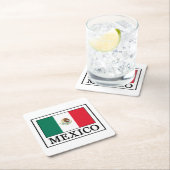 Mexico Vierkante Kartonnen Onderzetter (Insitu)