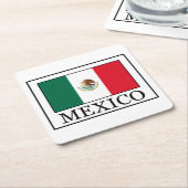 Mexico Vierkante Kartonnen Onderzetter (Schuin)