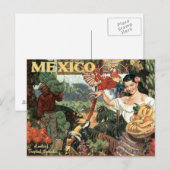 Mexico vintage-briefkaart briefkaart (Voorkant / Achterkant)