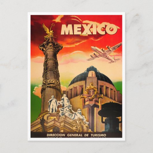 Mexico vintage-briefkaart briefkaart (Voorkant)