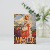 Mexico vintage-briefkaart briefkaart (Staand voorkant)