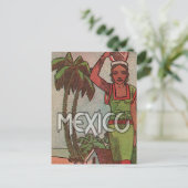 Mexico vintage-briefkaart briefkaart (Staand voorkant)