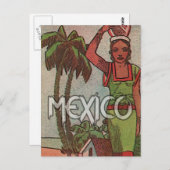Mexico vintage-briefkaart briefkaart (Voorkant / Achterkant)