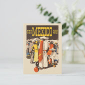 Mexico vintage Travel briefkaart (Staand voorkant)