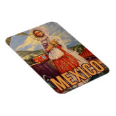 Mexico Vintage Travel Magnet Magneet (Rechterzijde)