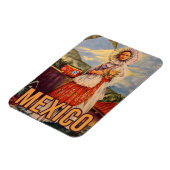 Mexico Vintage Travel Magnet Magneet (Linkerzijde)