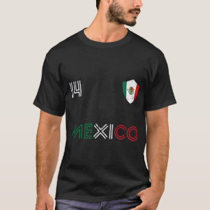 Mexico Vlag 14 Mexicaanse Voetbalfan Mannen Vrouwe T-shirt
