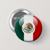 Mexico vlag 2.0 ronde button 5,7 cm (Voorkant /achterkant)