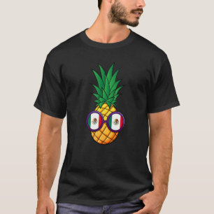 Mexico Vlag Ananas Mexico Vakantie 1 T-shirt