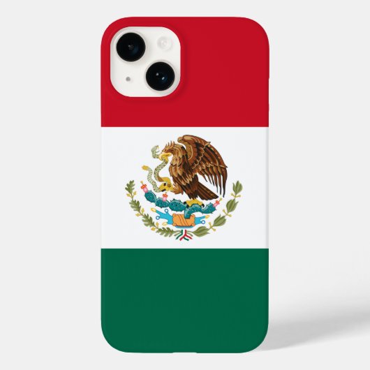 Mexico Vlag, Bandera de Mexicaanse Republiek Case-Mate iPhone Case (Achterkant)
