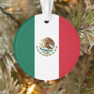 Mexico Vlag, Bandera de Mexicaanse Republiek Ornament