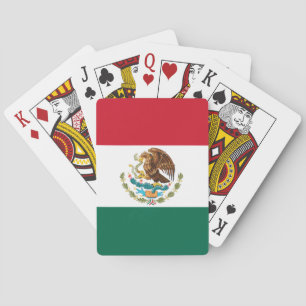 Mexico Vlag, Bandera de Mexicaanse Republiek Pokerkaarten