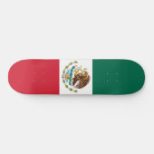 Mexico Vlag, Bandera de Mexicaanse Republiek Skateboard (Horizontaal)