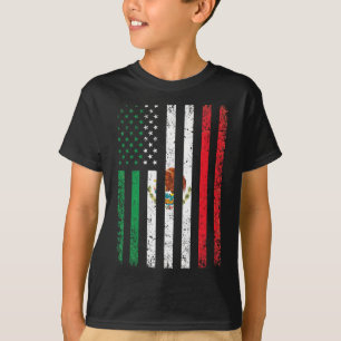 Mexico Vlag Cadeau 4 juli VS Amerikaans Mexicaans  T-shirt