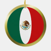Mexico-vlag Keramisch Ornament (Achterkant)