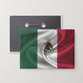 Mexico Vlag Knop Button (Voorkant / Achterkant)
