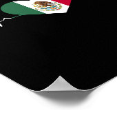 Mexico Vlag Mexicaanse Onafhankelijkheidsdag Trots Poster (Hoek)