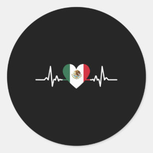 Mexico Vlag Mexicaanse Onafhankelijkheidsdag Trots Ronde Sticker