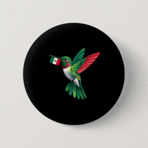 Mexico vlag Mexicaanse trots Mexicaanse wortels Me Ronde Button 5,7 Cm