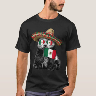 Mexico vlag Mexicaanse trots Mexicaanse wortels Me T-shirt