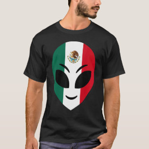 Mexico Vlag Mexicaanse vreemdeling T-shirt