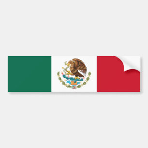 Mexico Vlag van het museum Zazzle I Love MY Countr Bumpersticker