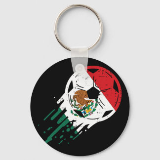 Mexico Vlag Voetbal Ll Mexicaanse Voetbal Fan Mann Sleutelhanger