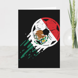 Mexico Vlag Voetbal Ll Mexicaanse Voetll Fan Manne Kaart