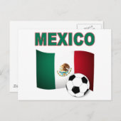 Mexico-Voetbal 0535 Briefkaart (Voorkant / Achterkant)