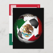Mexico-Voetbal 2010 Briefkaart (Voorkant / Achterkant)