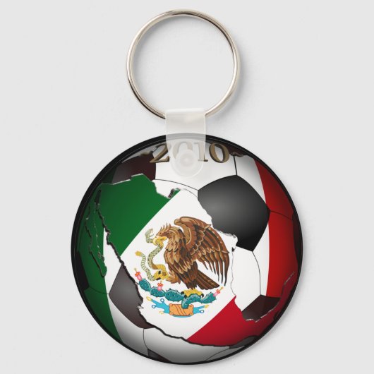 Mexico-Voetbal 2010 Sleutelhanger (Voorkant)