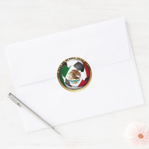 Mexico Voetbal Bal Sporten Ronde Sticker
