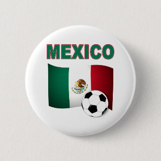 mexico voetbal football wereldbeker 2010 ronde button 5,7 cm