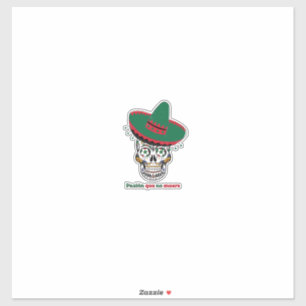 Mexico Voetbal Schedel 2026 - Pasión Que No Muere Sticker