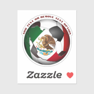 Mexico Voetbal Sport Sticker