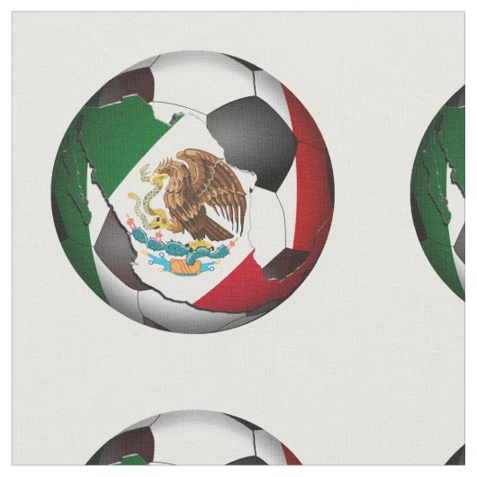 Mexico-Voetbal Stof (Close Up)