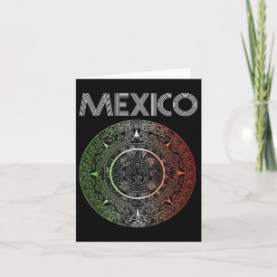 Mexico Voetbalteam Azteekse Mexicaanse Latino Bal Kaart